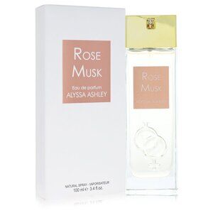 Alyssa Ashley Rose Musk by Alyssa Ashley Eau De Parfum Spray 3.4 oz